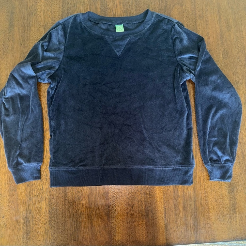Honeydew Navy Cozy‎ Sleepwear Sweatshirt Size Small